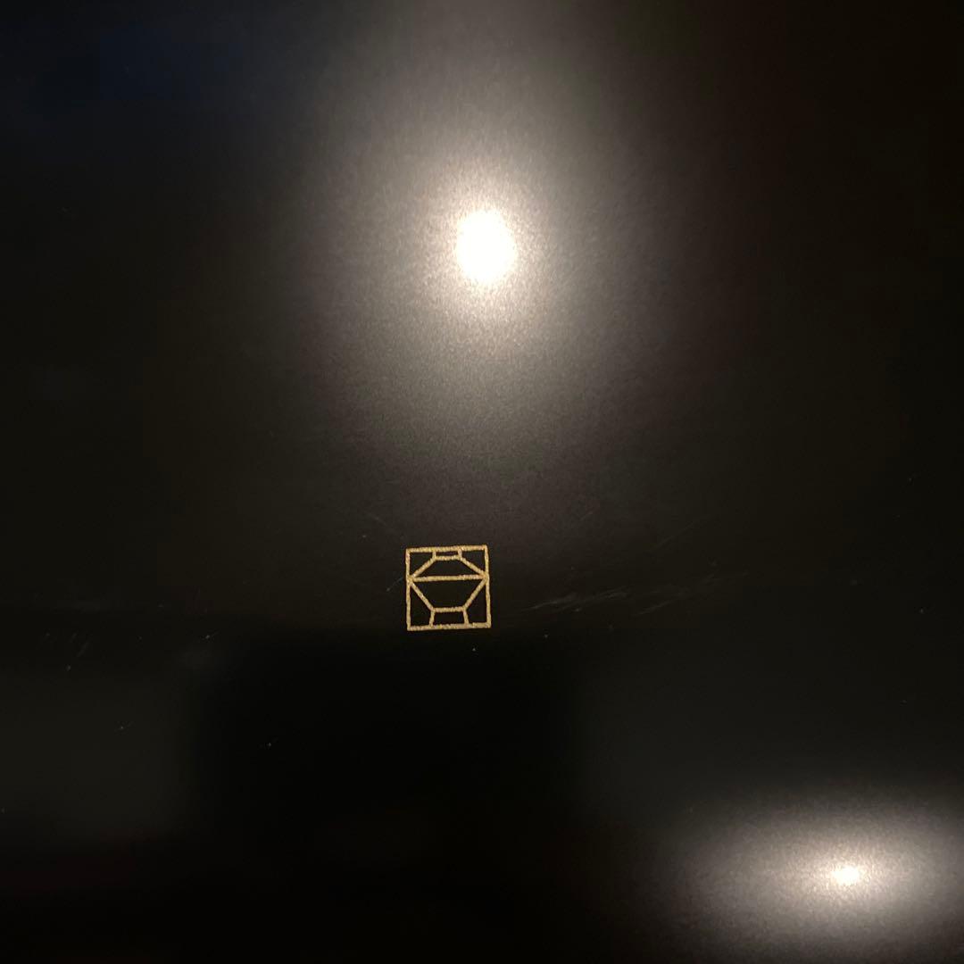 宮内庁御用達 山田平安堂 オーバルプレート 龍水 漆器 金蒔絵