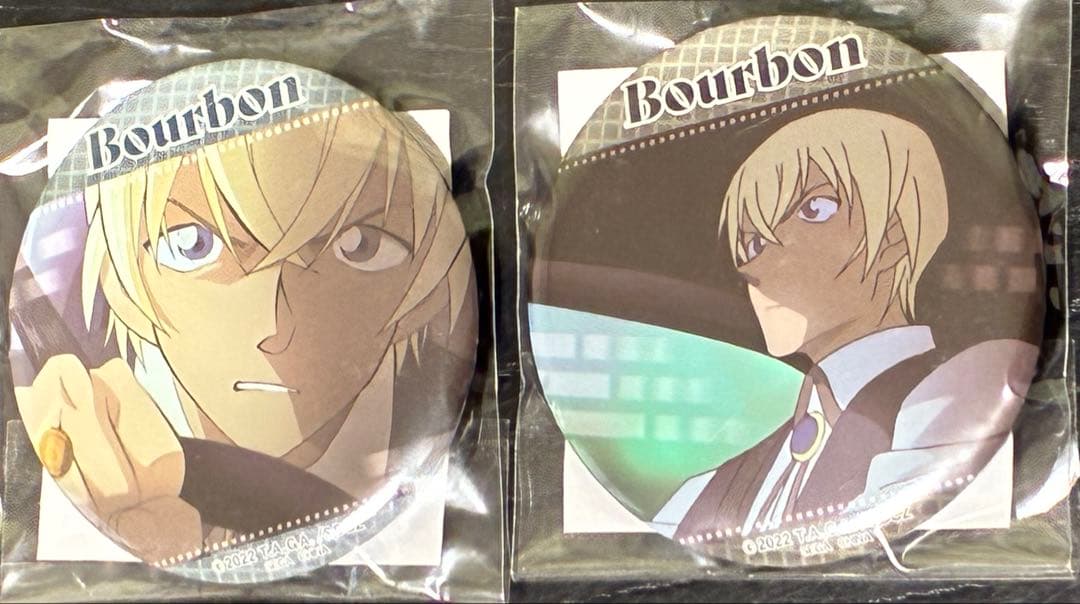 名探偵コナン　ゼロの日常　バーボン　缶バッジ　計2点セット