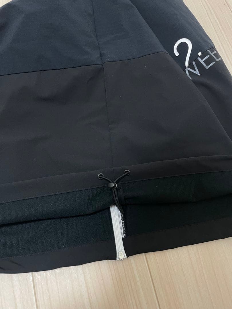 【美品】SY32 GOLF ハーフジップ L 黒 裏起毛 防風 ストレッチ