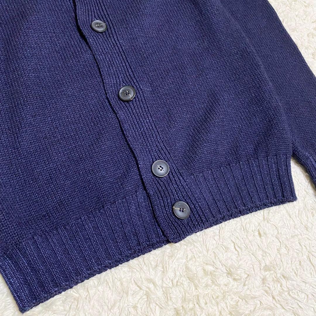 美品✨ BAFY ドライバーズニット イタリア製 スタンドカラー ネイビー 46