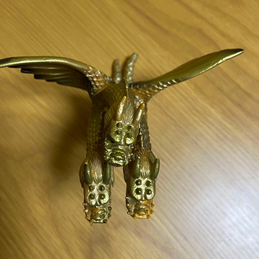 【当時物】ポピー キングザウルスシリーズ キングギドラ ソフビ 5423