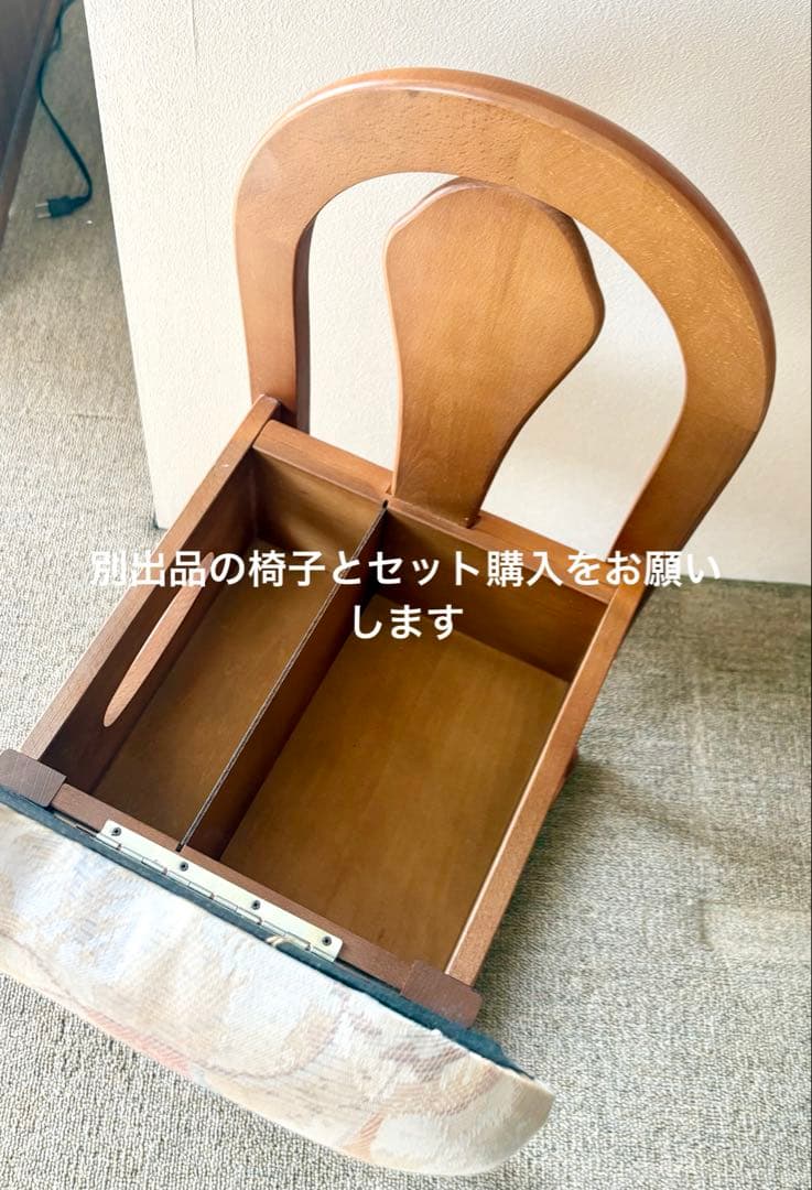 【大幅値下げ】木製三面鏡ドレッサー　別出品の椅子とセット購入をお願いします