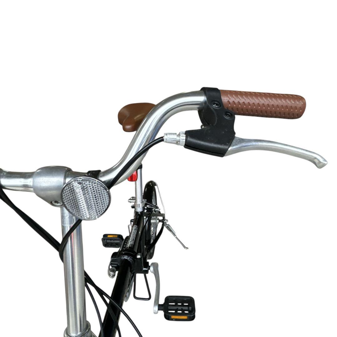 美品キャプテンスタッグ 折りたたみ自転車 アルミ 軽量 16インチ ブラック