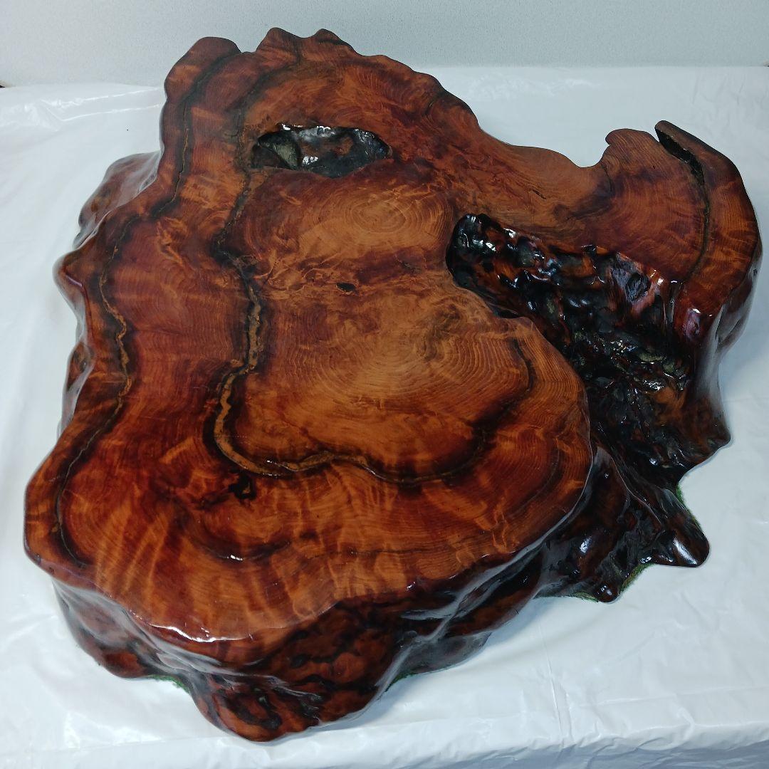 送料込み　屋久杉　希少厚切り台座