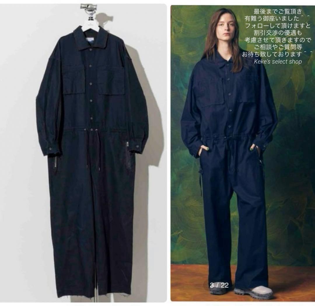 【美品】希少 MAISON SPECIAL カットオフ ジャンプスーツ ネイビー