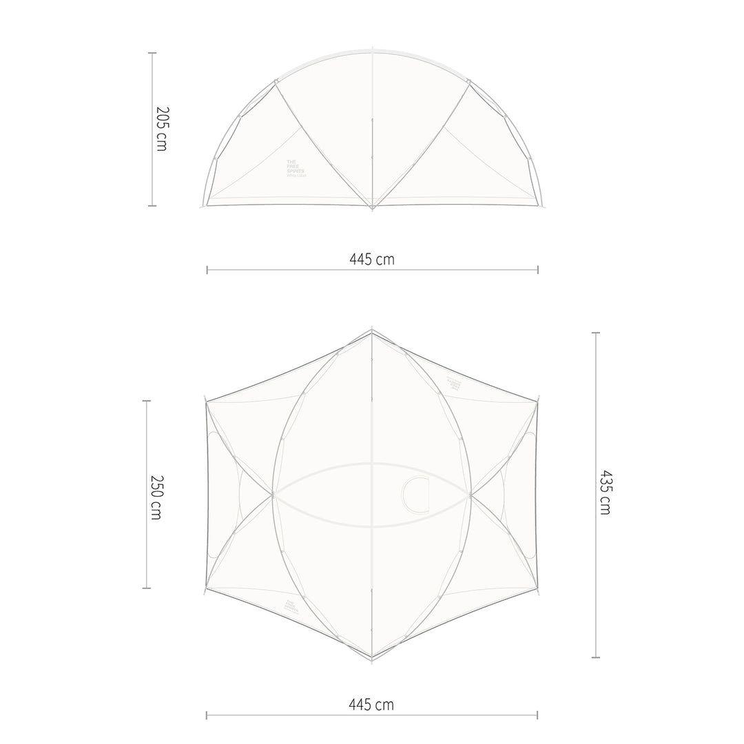 The Free Spirits SKYDOME 70D スカイドーム テント