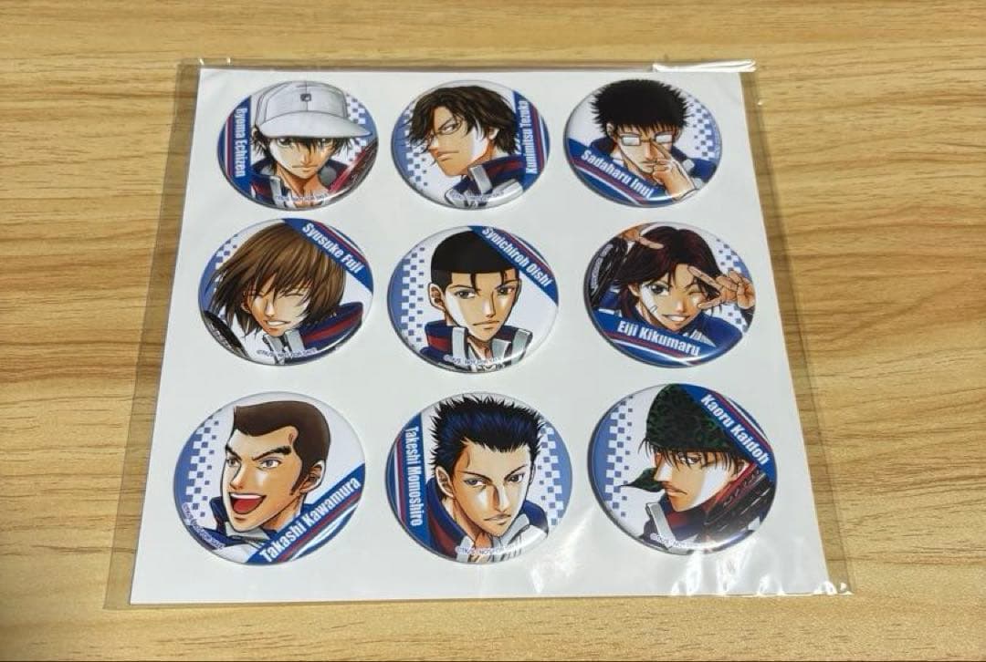 テニスの王子様 テニプリ ジャンプSQ 定期購読者限定 マット 缶バッジ