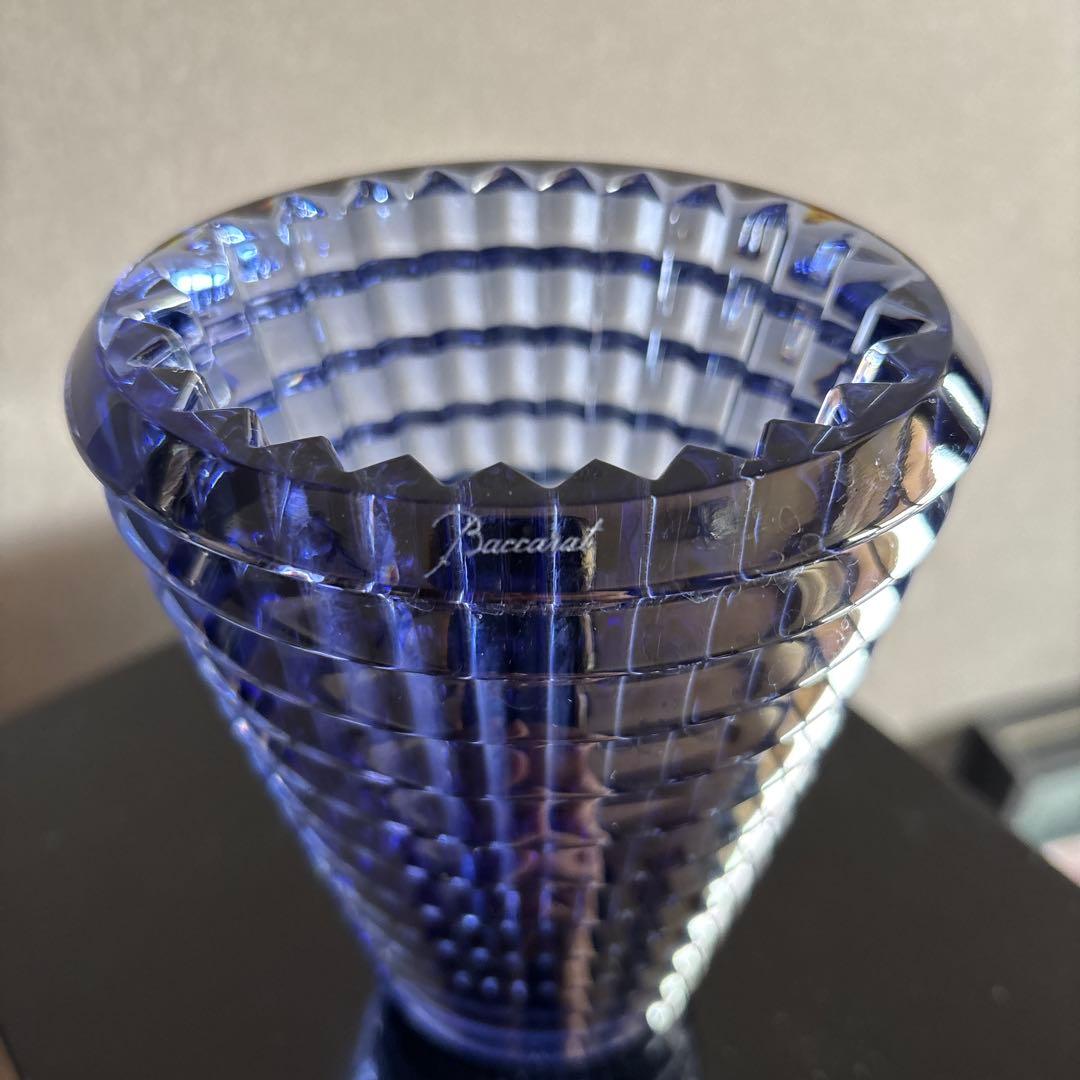 Baccarat EYE VASE S バカラ アイベース　ブルー