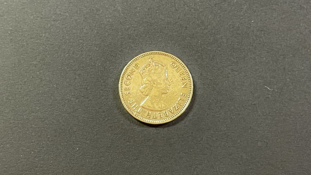 Hong Kong Dollars 1965年香港硬貨 10セント