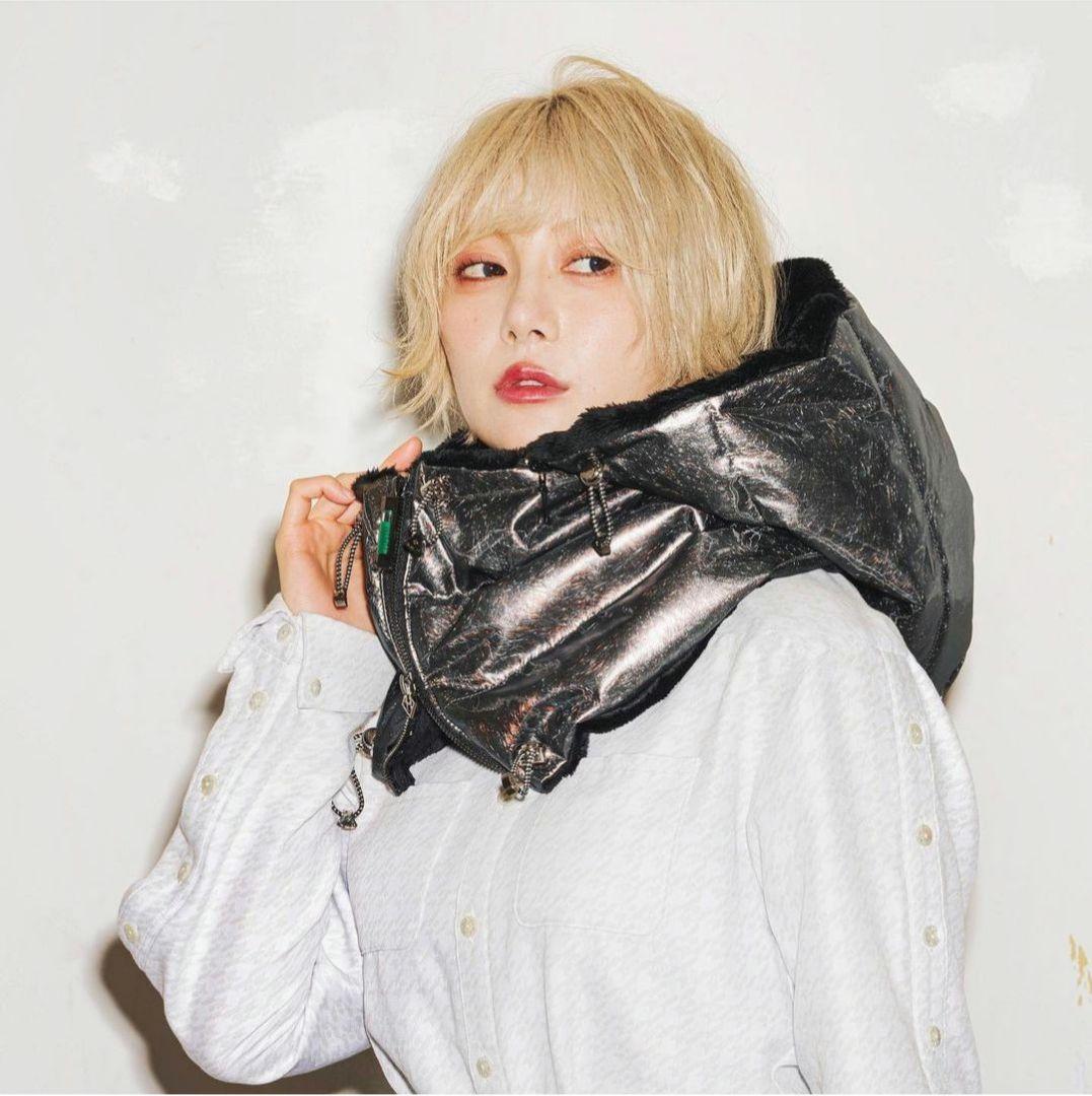 hazamaネックウォーマーシルバー アンノウンネックウォーマー