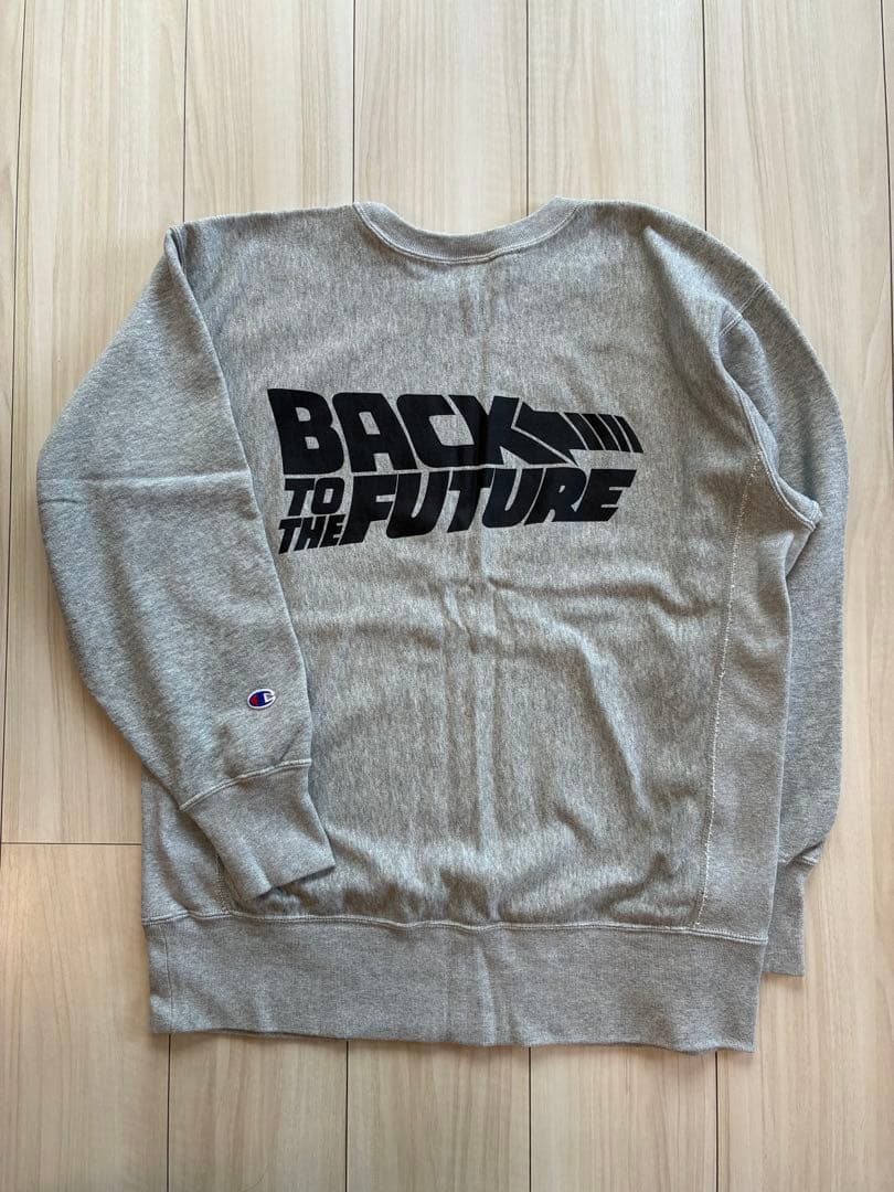チャンピオンリバースウィーブ　バック・トゥ・ザ・フューチャー　両面プリント　XL