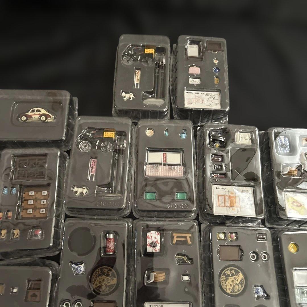 昭和おもひで銭湯 他 ミニチュアフィギュアセットカタログ入れて20点