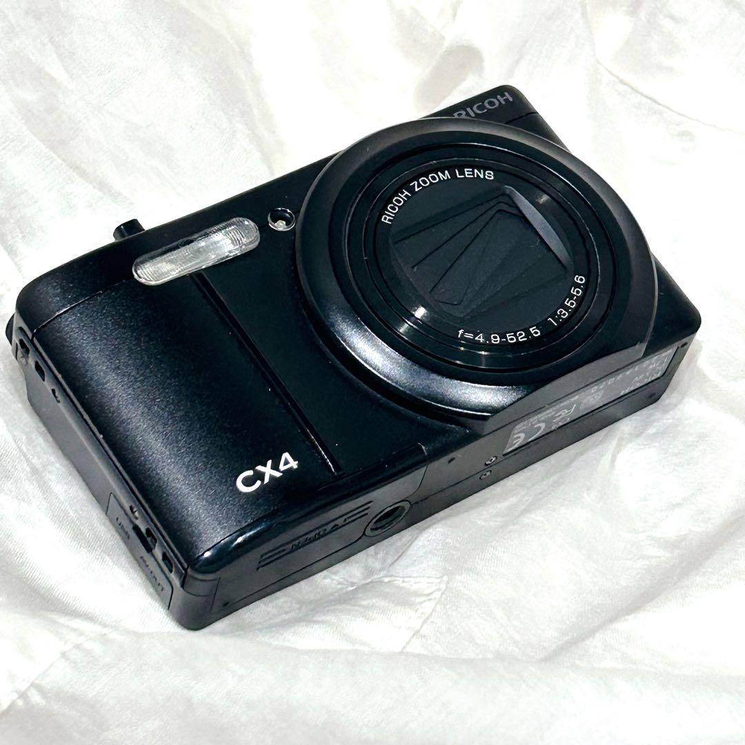 美品 リコー RICOH CX4 ブラック 動作確認済 デジタルカメラ