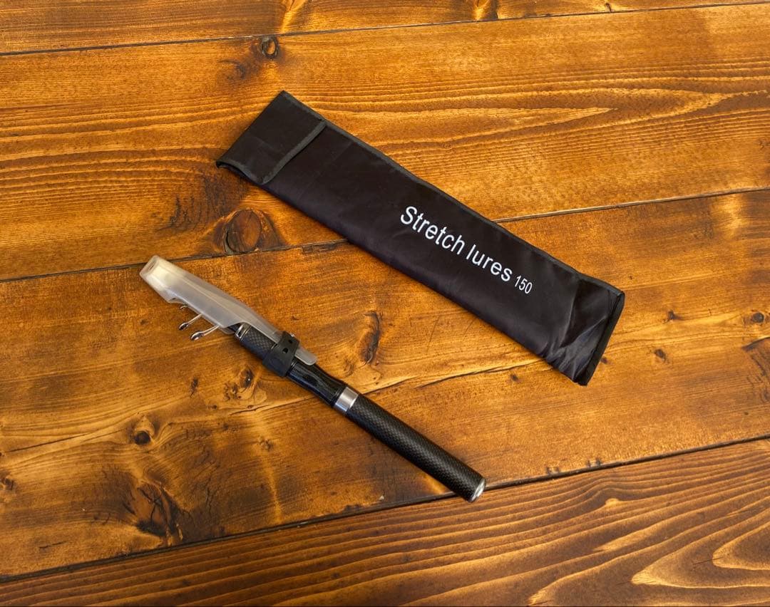 釣り竿セット　テレスコロッド　超軽量　カーボンロッド　トラウトロッド　5ft