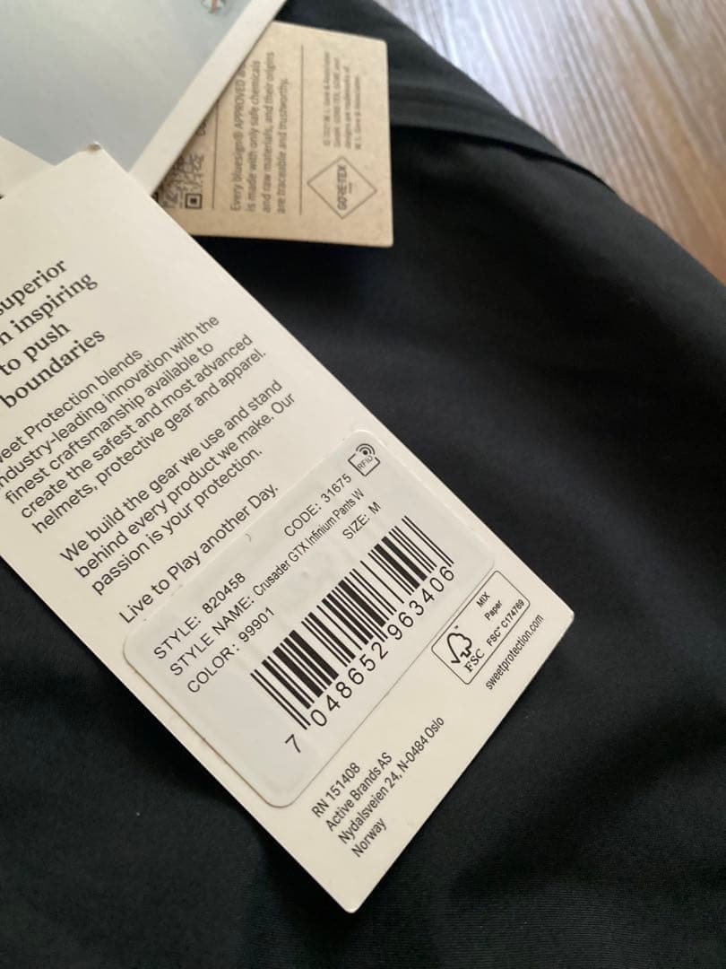 Sweet Protection Crusader GTX 上下セットアップ