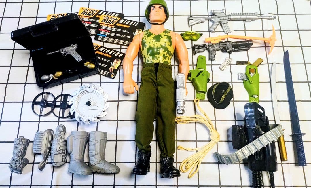 ハズブロ★アクションマン フィギュア★Hasbro・GIジョー・ミリタリー