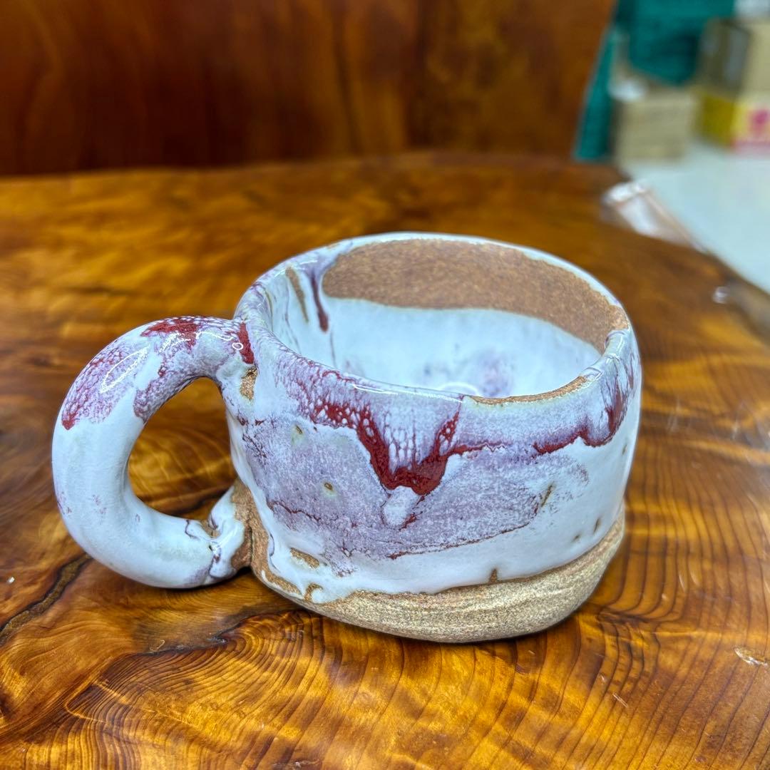 詳細不明 マグカップ2点　在銘 小林 小岱焼？　小代焼　作家物？