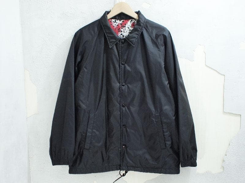 美品 MASSES COACH JKT SPLATTER コーチジャケット