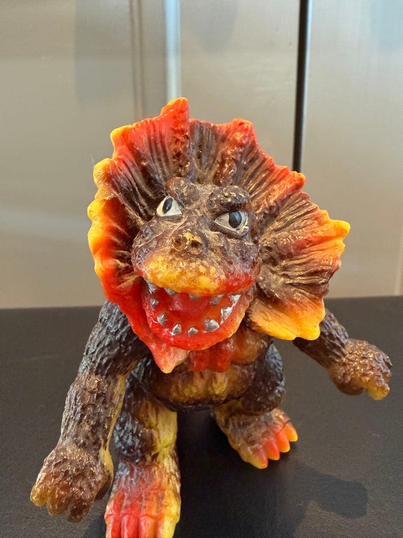 ウルトラマン怪獣ソフビ　キングザウルス製エリ巻き怪獣ジラース　足形足型レア！
