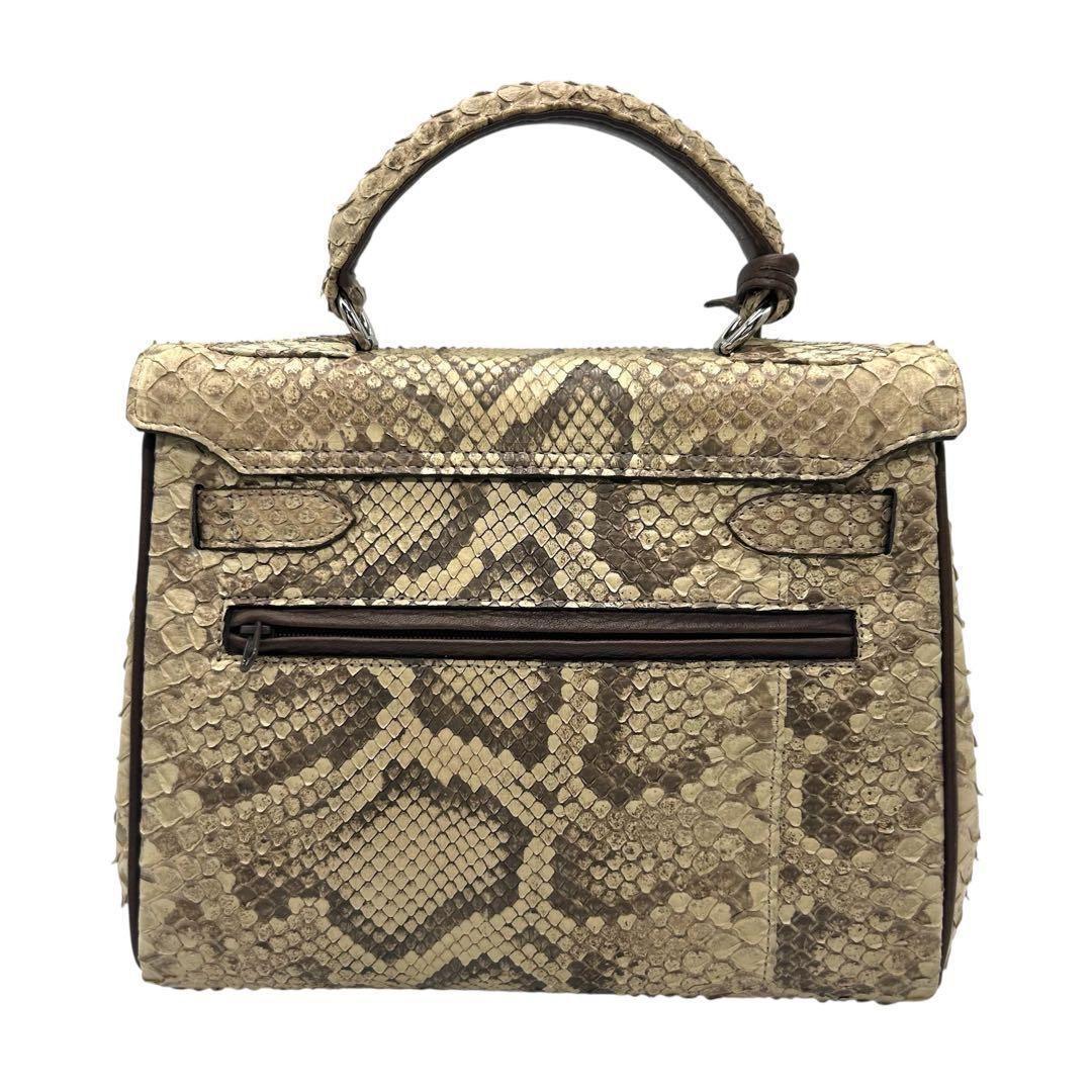 SUN REMY ダイヤモンドパイソン ハンドバッグ 2way 南京錠 2230