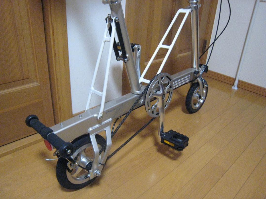 【程度良】キャリーミー(Carry me) ８インチ折りたたみ自転車 シルバー