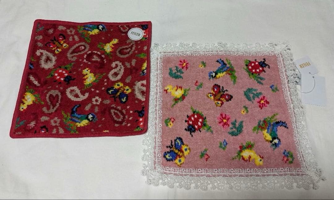 フェイラー　ハイジ　近沢レース　コラボ　ハンカチ　ハイジペイズリー　旗艦店限定