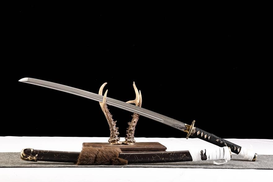 『羊蹄山の魂篤』模造刀 居合練習 太刀 美術品 手鍛造打