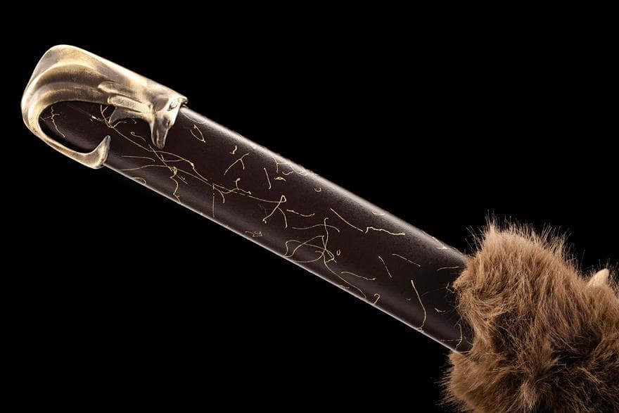 『羊蹄山の魂篤』模造刀 居合練習 太刀 美術品 手鍛造打