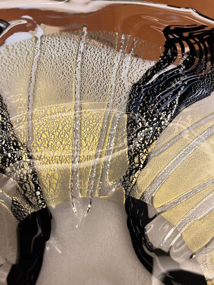 西中千人作　ガラス　大鉢　最終値下げ