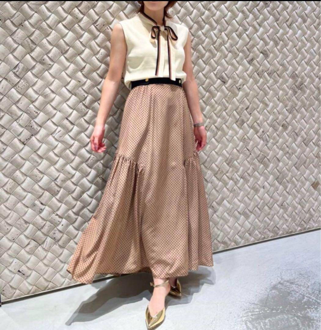 ルルウィルビー トリコカラーカーディガン&ボウプルオーバー　アルアバイル