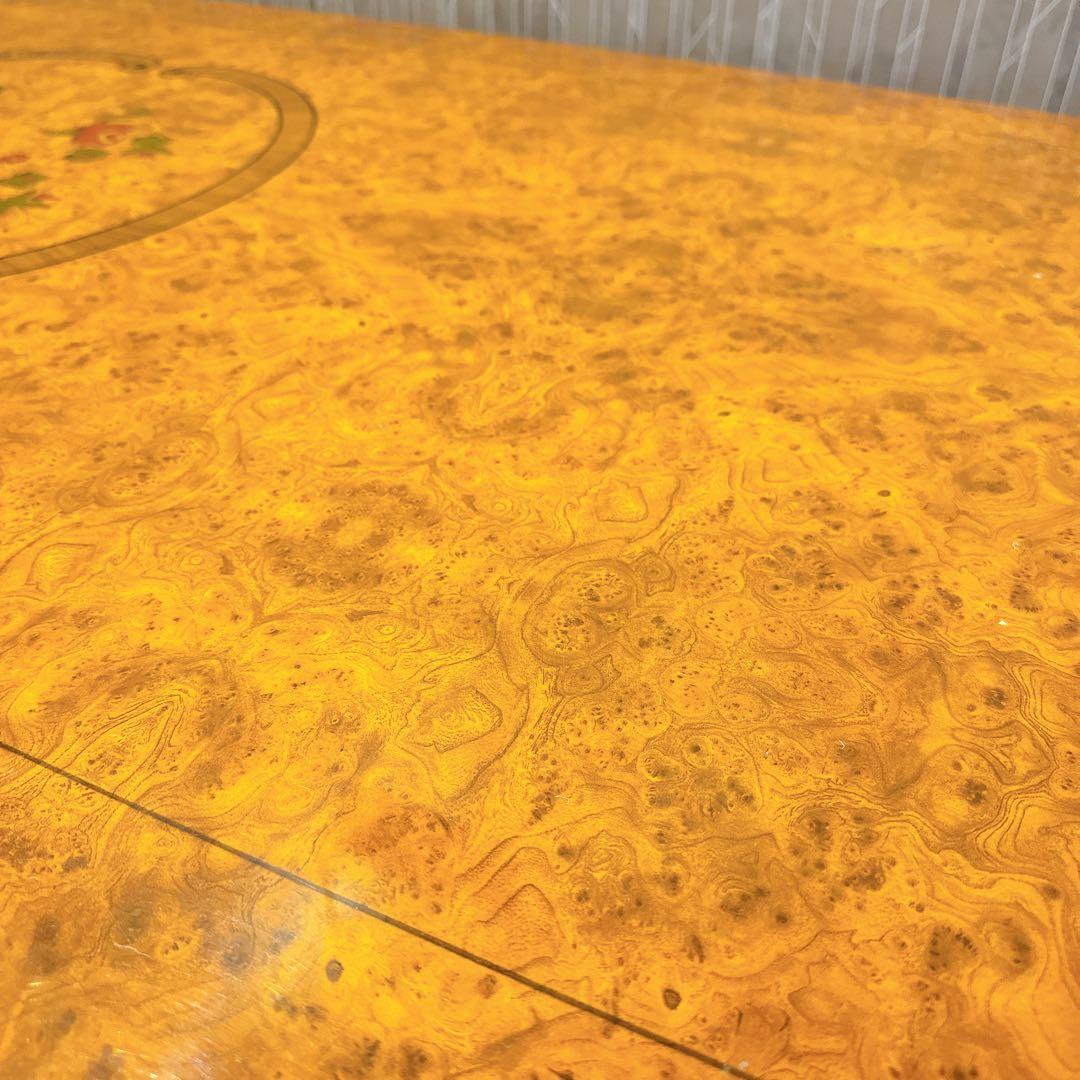 イタリア ダイニングテーブル 象嵌細工 エレガント クラシック ヨーロピアン