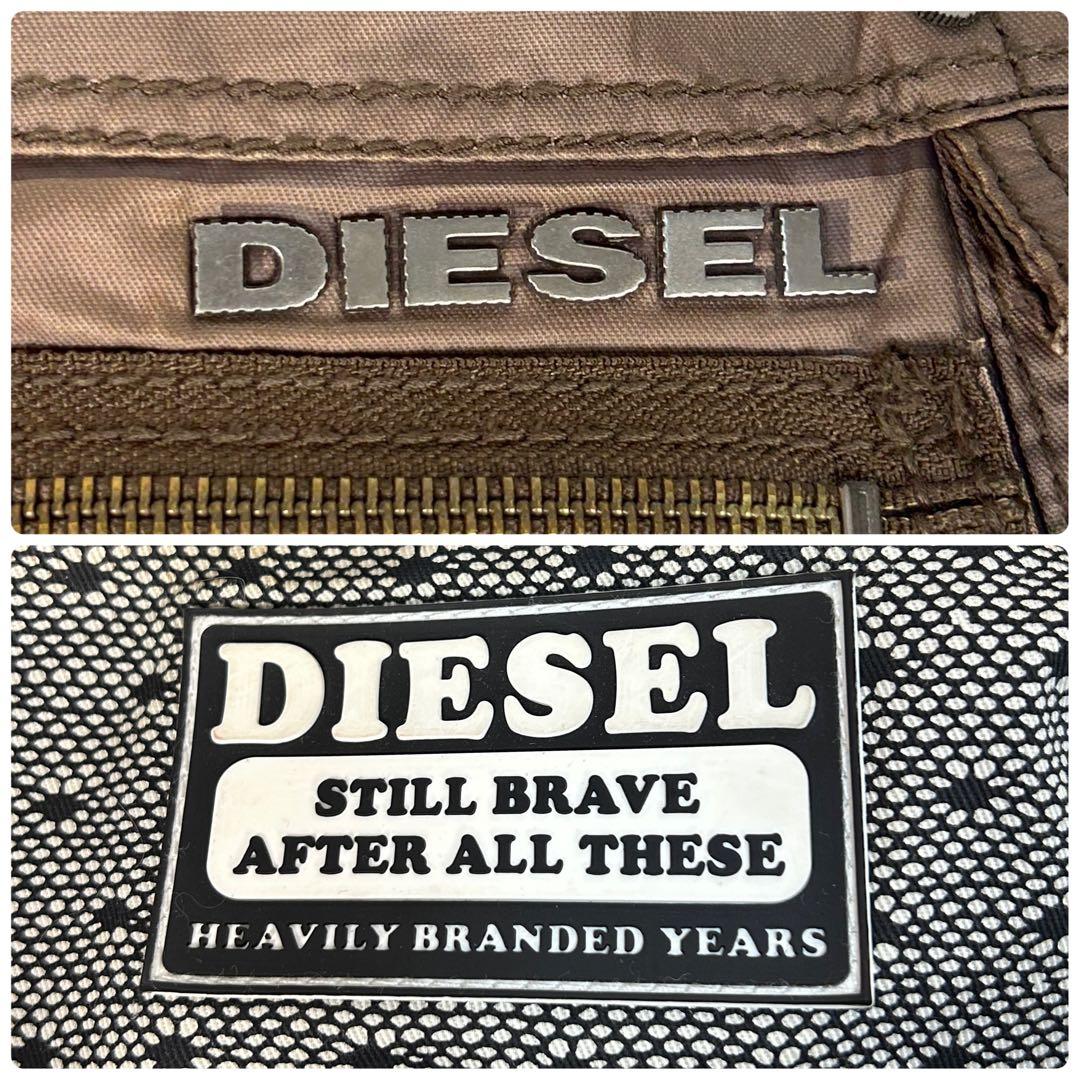 ディーゼル　DIESEL　トートバッグ　アーカイブ　Y2K　00s　メタルロゴ
