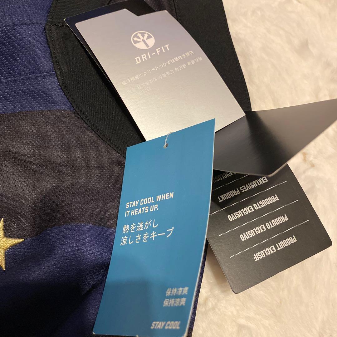 新品　未使用　タグ付き　ナイキ　長友　ミラノ レプリカユニフォーム　M