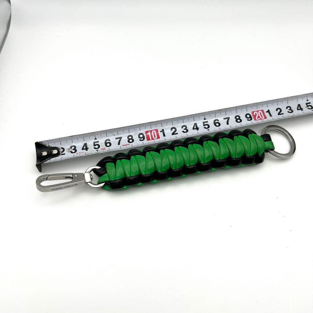 ボッテガヴェネタ BOTTEGA キーリング　チャーム バイカラー 緑 黒