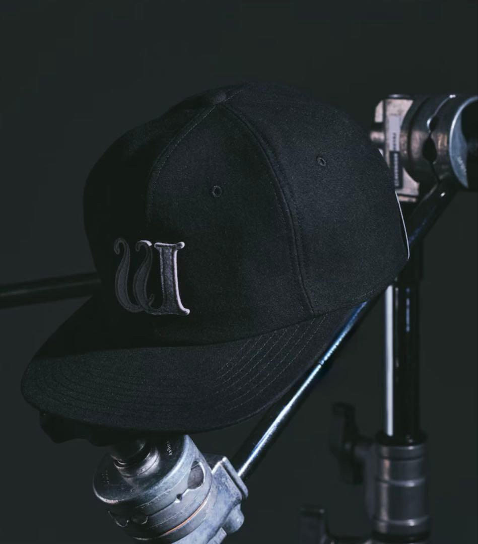 hwdog ヨウジヤマモトコラボブラック刺繍Wロゴベースボールキャップ