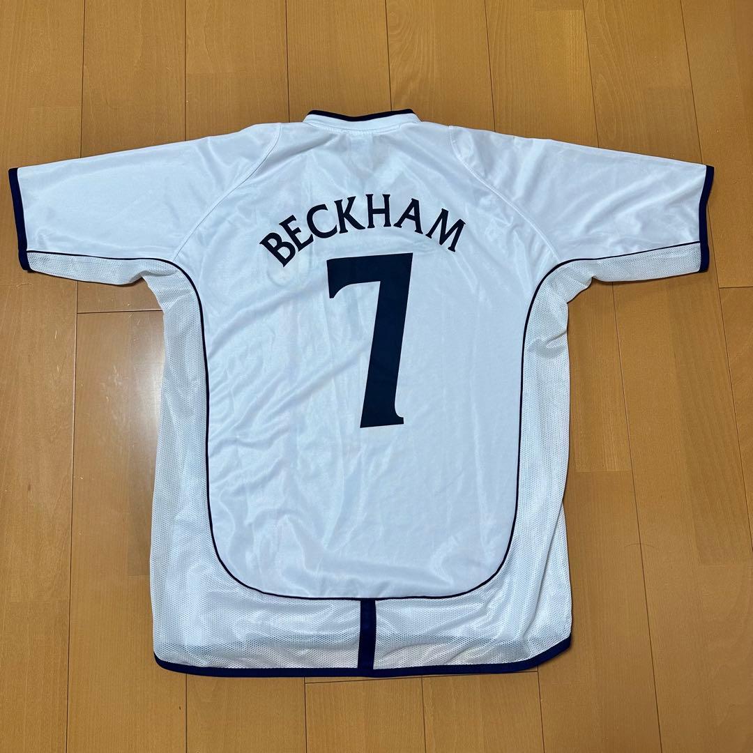 【入手困難】00s イングランド代表 BECKHAM ベッカム ゲームシャツ