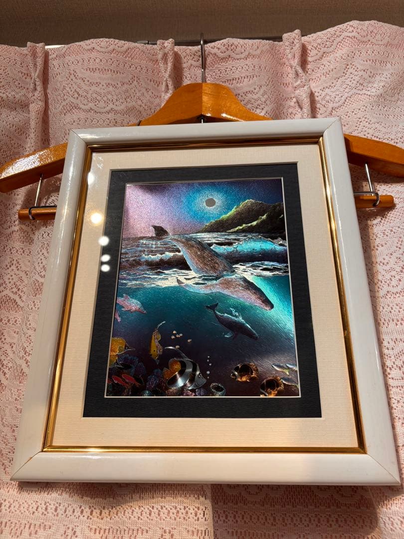 希少！ラッセン　絵　画　立体　複製画