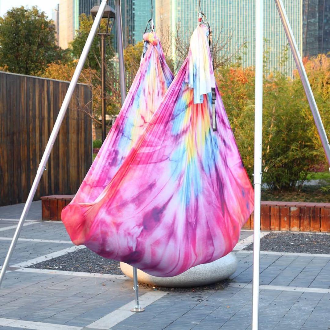 【綺麗なデザイン】‼️超人気‼️エアリアルヨガハンモック3点セット‼️