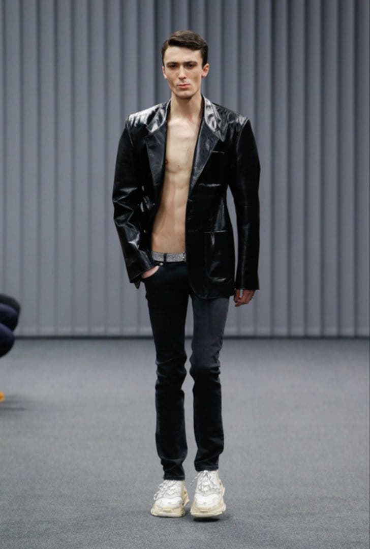 【デムナ期名作】17AWバレンシアガ ストレッチ スキニーデニム 28インチ