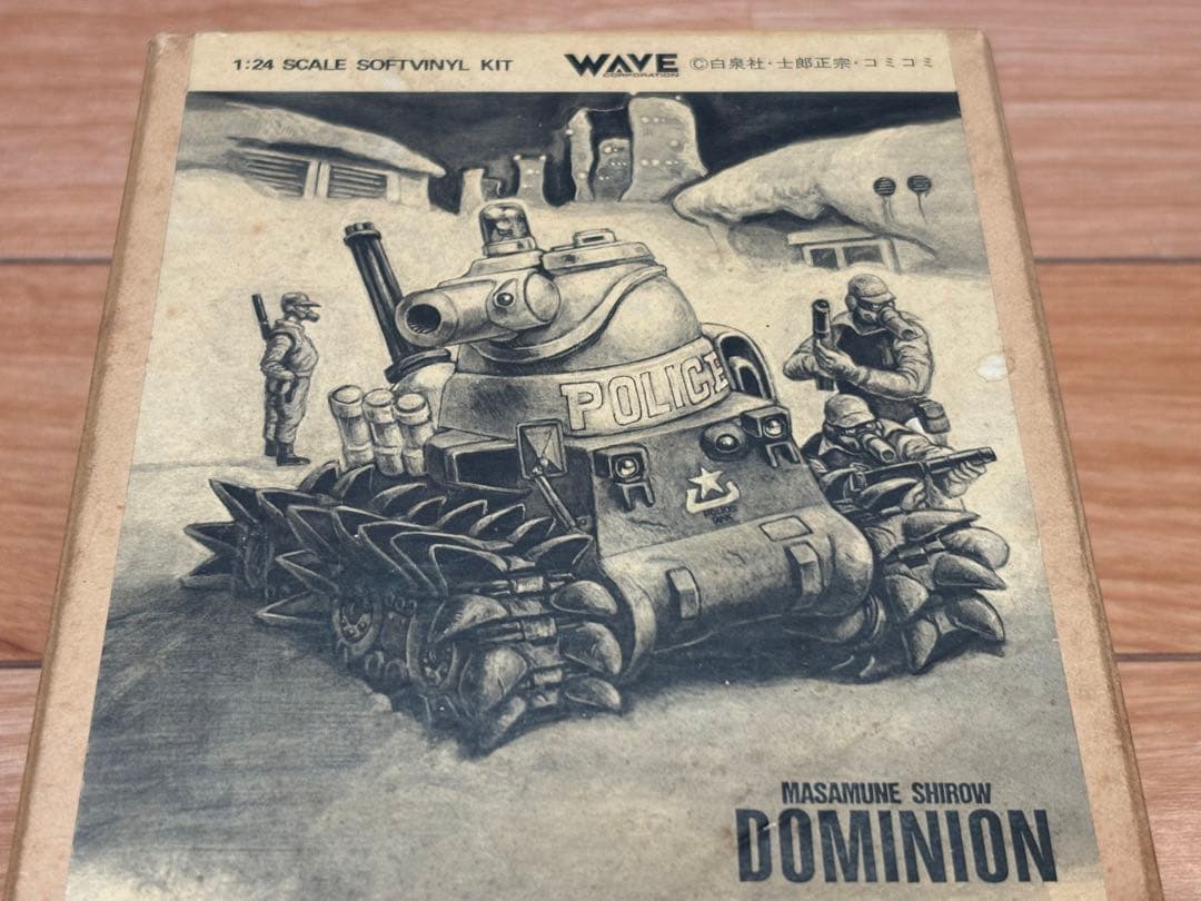 wave 1/24 タンクポリス ボナパルト ドミニオン ソフビ製 訳あり