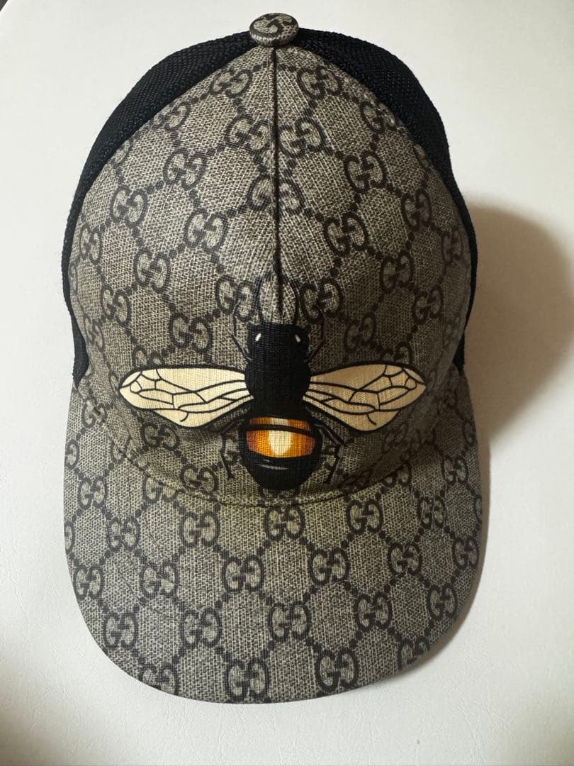 GUCCI キャップ　ビー　ハチ　帽子　GGスプリーム　ベースボールキャップ