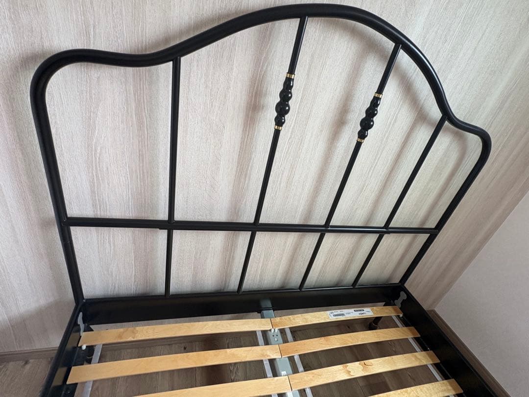 IKEA SAGSTUA サグストゥーア ベッドフレーム 専用すのこ　ダブル