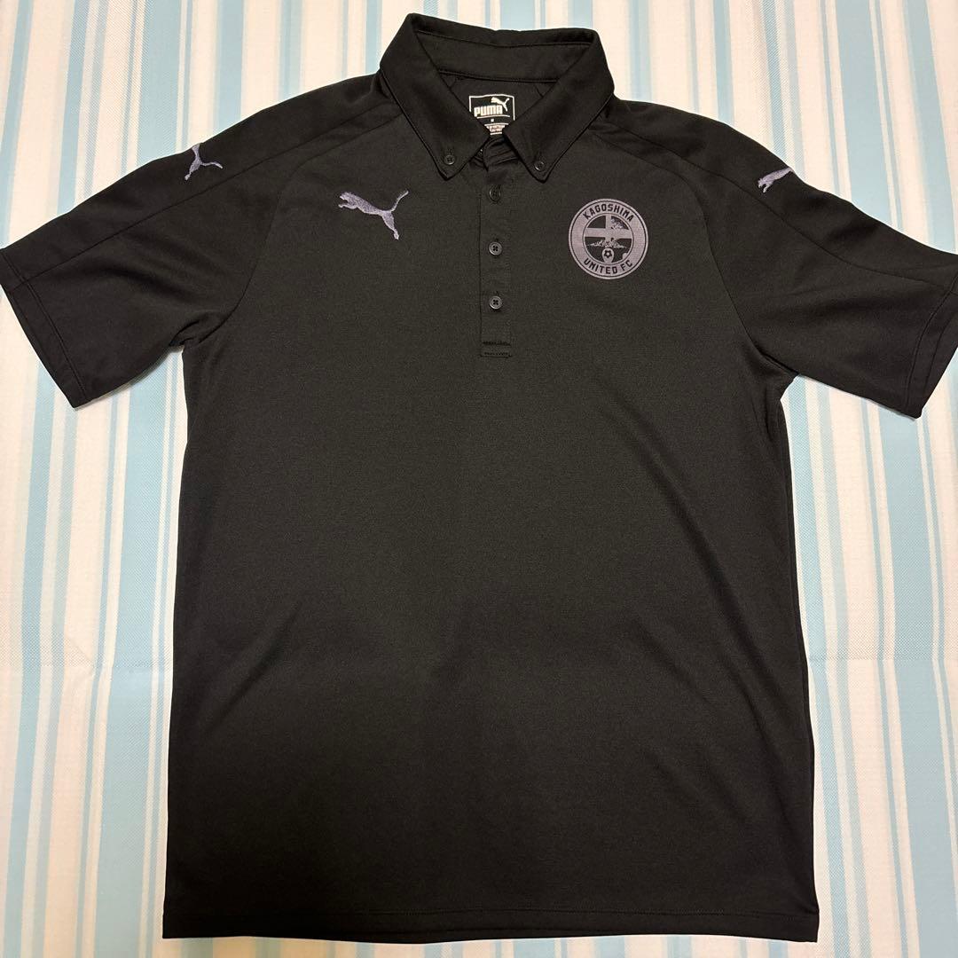鹿児島ユナイテッド ポロシャツ オールブラック