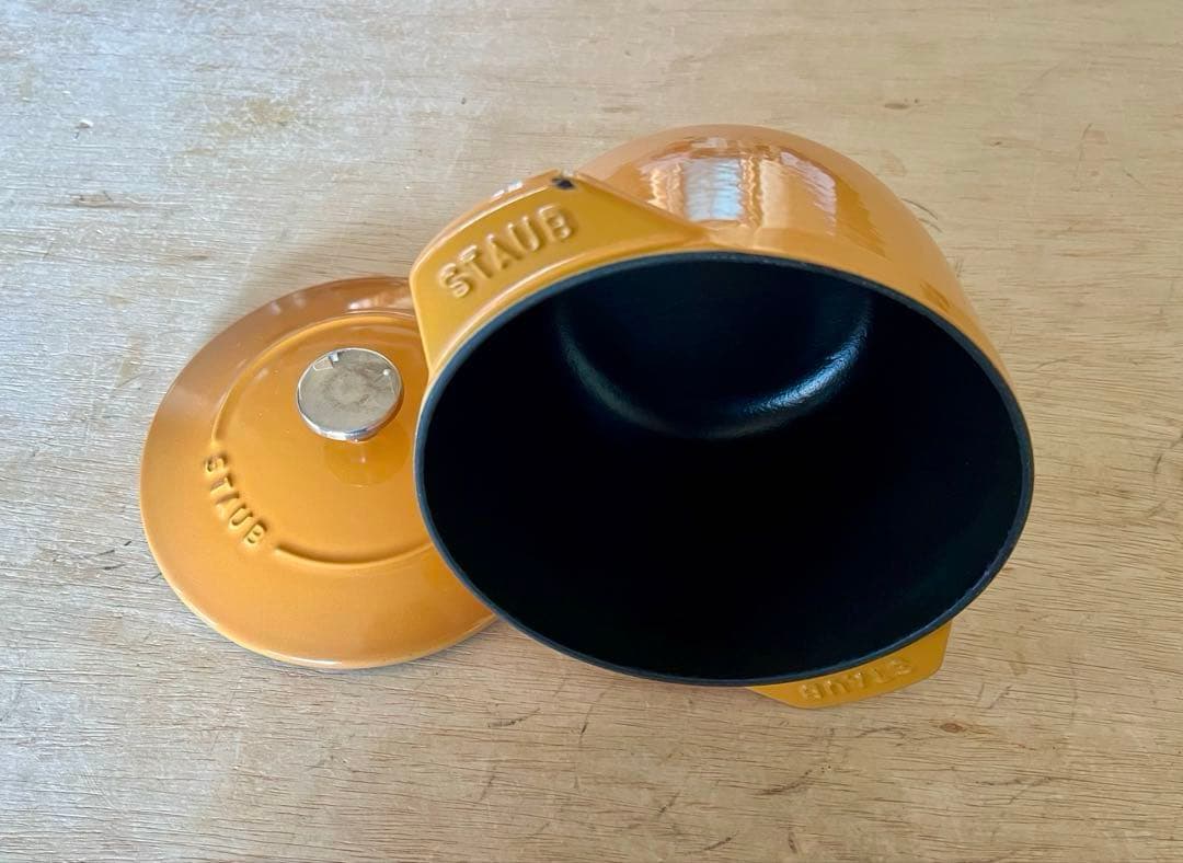 STAUB//ラ・ココットdeGOHAN//マスタード//16cm