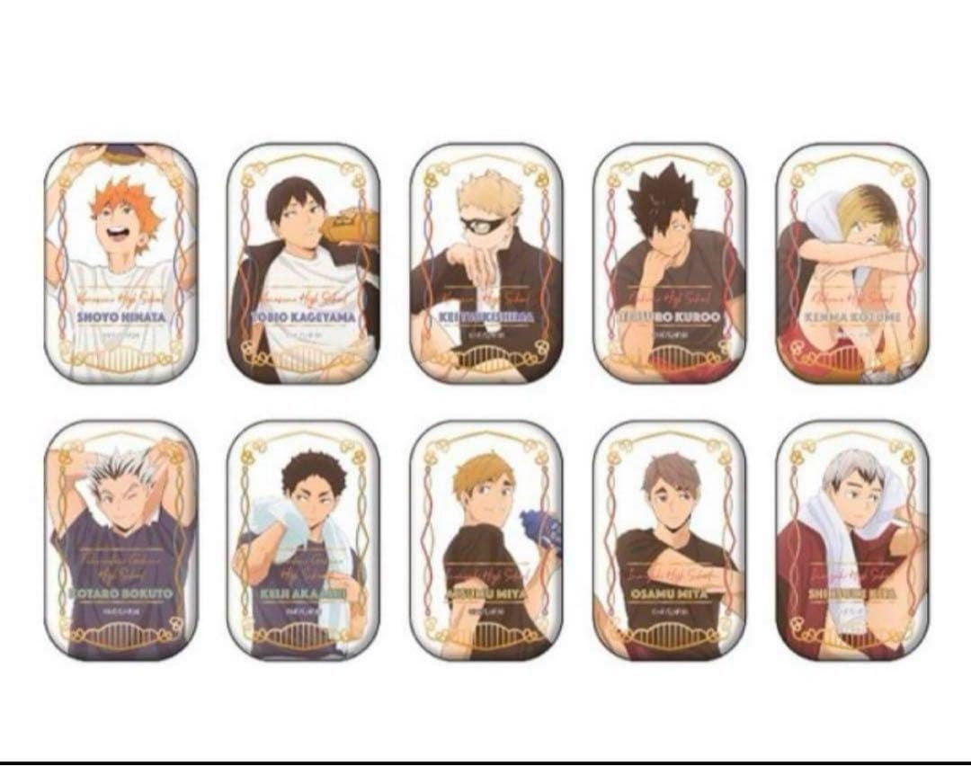 セブンネット限定 ハイキュー！！ スクエア缶バッジ クールダウン