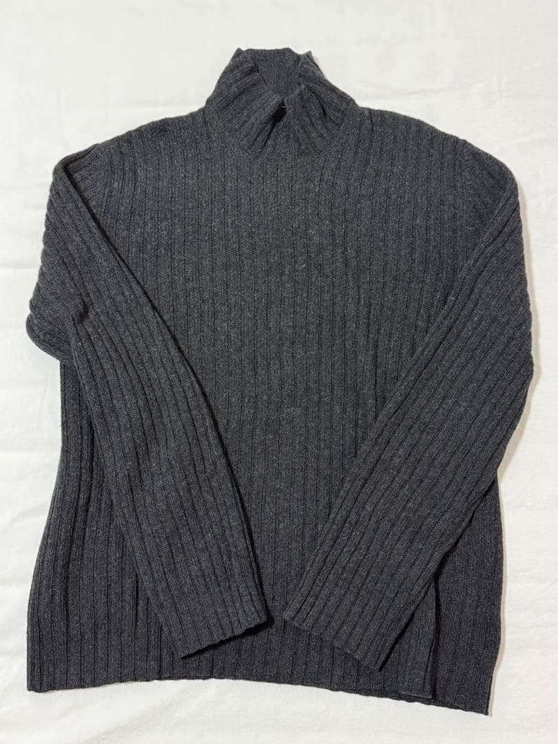 HELMUT LANG ダークグレー ハイネック M