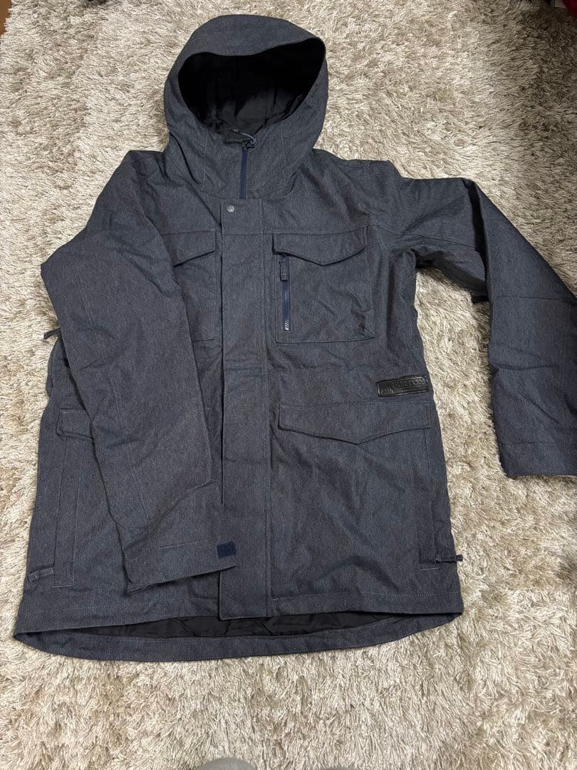 BURTON スノーボードジャケット Lサイズ ダークグレー