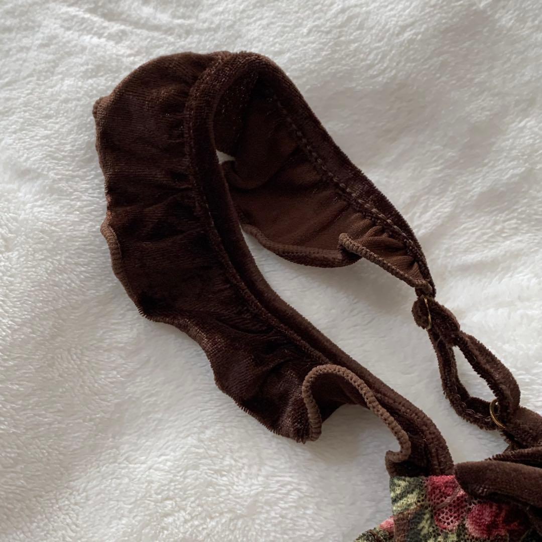 LIZ LISA 00’s 花柄　ベロアチャニック