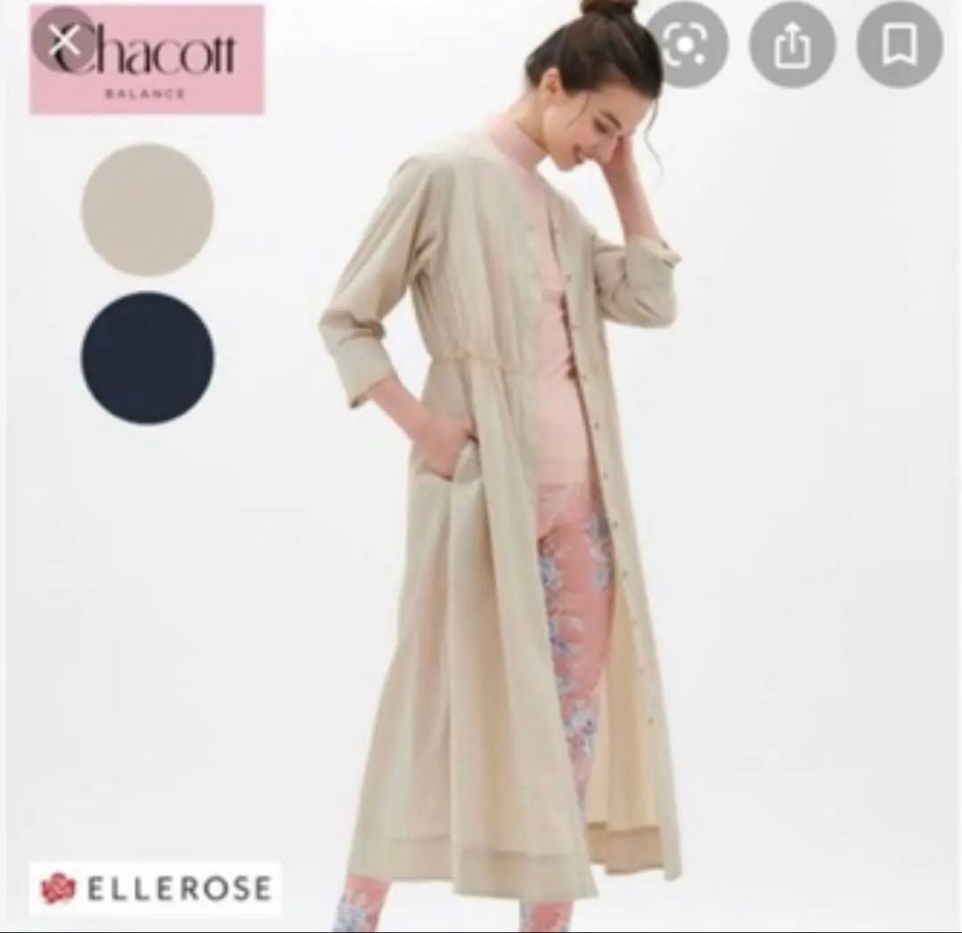 チャコット　ヨガ　エアリーワンピースコート M