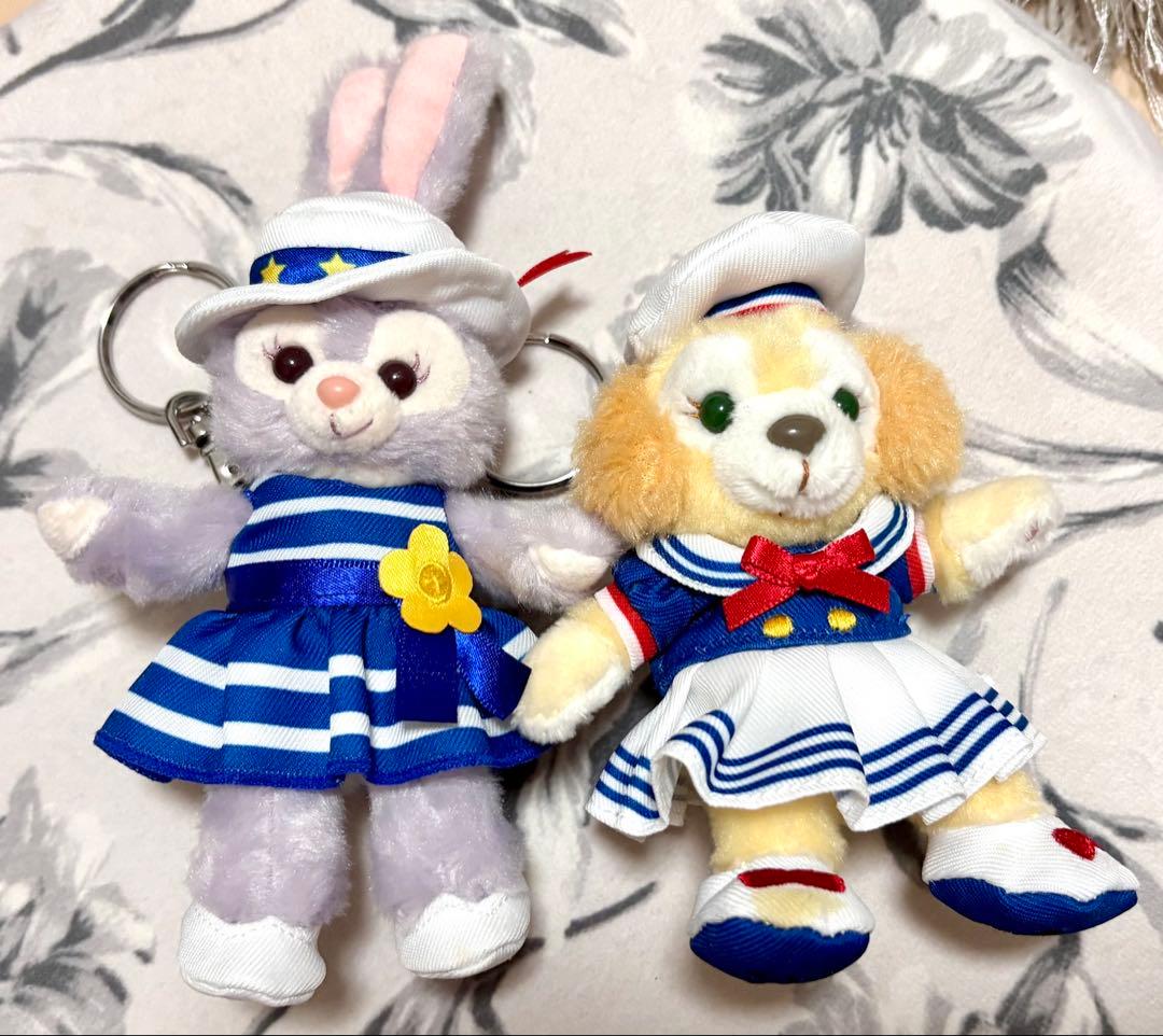 ステラルー　クッキーアン　ぬいぐるみキーチェーン　香港ディズニー14周年　未使用